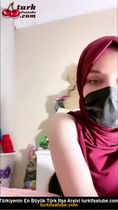 Türbanlı Boncuk ifşa Ateş basmış