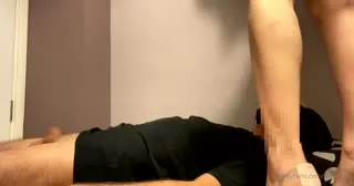 Facesitting and handjob