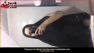 Türbanlı A101 çalışanını sikiyor