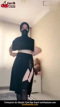 Türbanlı Boncuk ifşa Çarşafı sıyırdı rspu