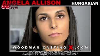 Angela Allison: Sarışın Üçlü grup sex Woodman Casting